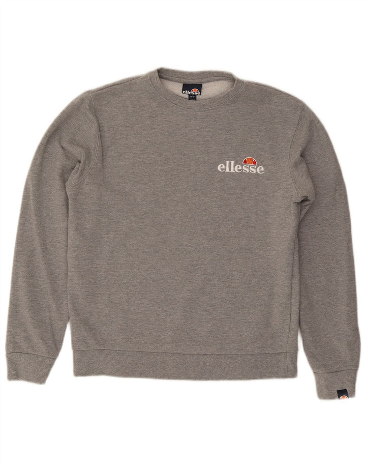 Женский джемпер оверсайз с рисунком Ellesse UK 10, маленький серый в крапинку
