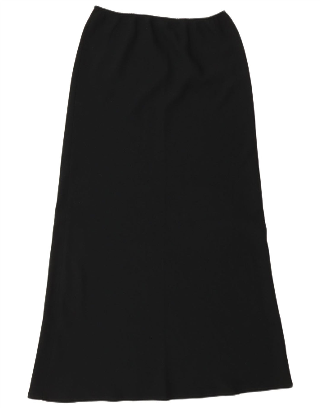 Benetton Женская макси-юбка с высокой талией IT 44 Medium W26 Черный полиэстер