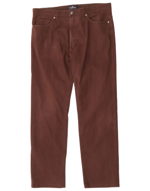 Мужские повседневные конические брюки Marks & Spencer Blue Harbour W34 L29 коричневые