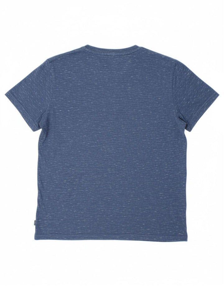 SUPERDRY Mens T-Shirt Top Medium Blue Cotton