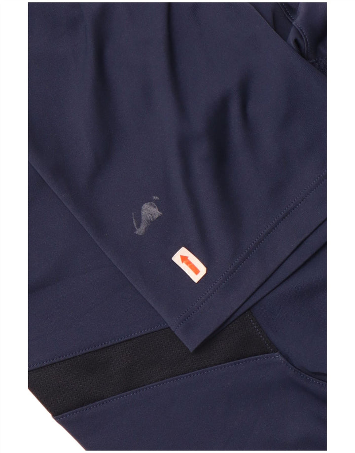 Мужская футболка Nike Dri Fit, большой темно-синий полиэстер