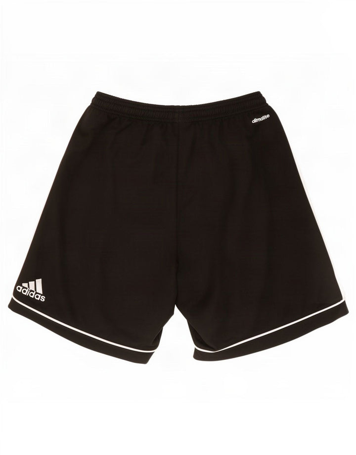 Мужские спортивные шорты Adidas Climalite с графикой, средний черный полиэстер