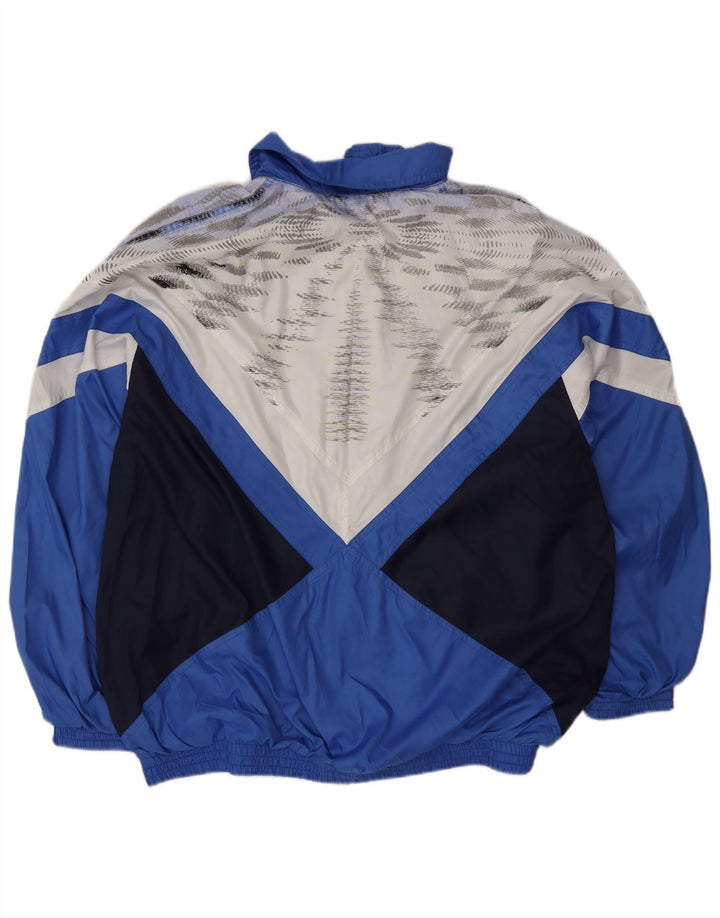 Мужской спортивный костюм Ellesse IT 50, большой синий, полиэстер с цветными блоками