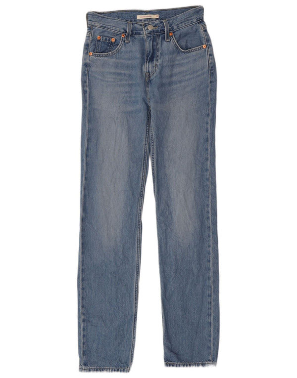Женские прямые джинсы Levi's Low Pro UK 2 2XS W23 L30, синий хлопок