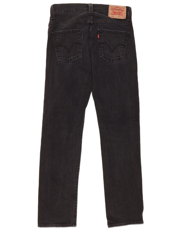 Мужские джинсы скинни Levi's 511 W29 L30, черный хлопок