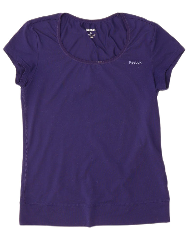Женская футболка Reebok Top UK 8/10, маленькая фиолетовая