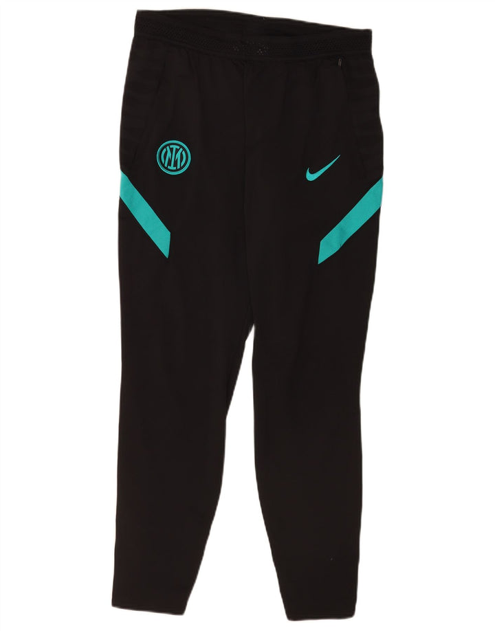 Мужские спортивные брюки Nike Inter Milan, средний черный полиэстер с цветными блоками