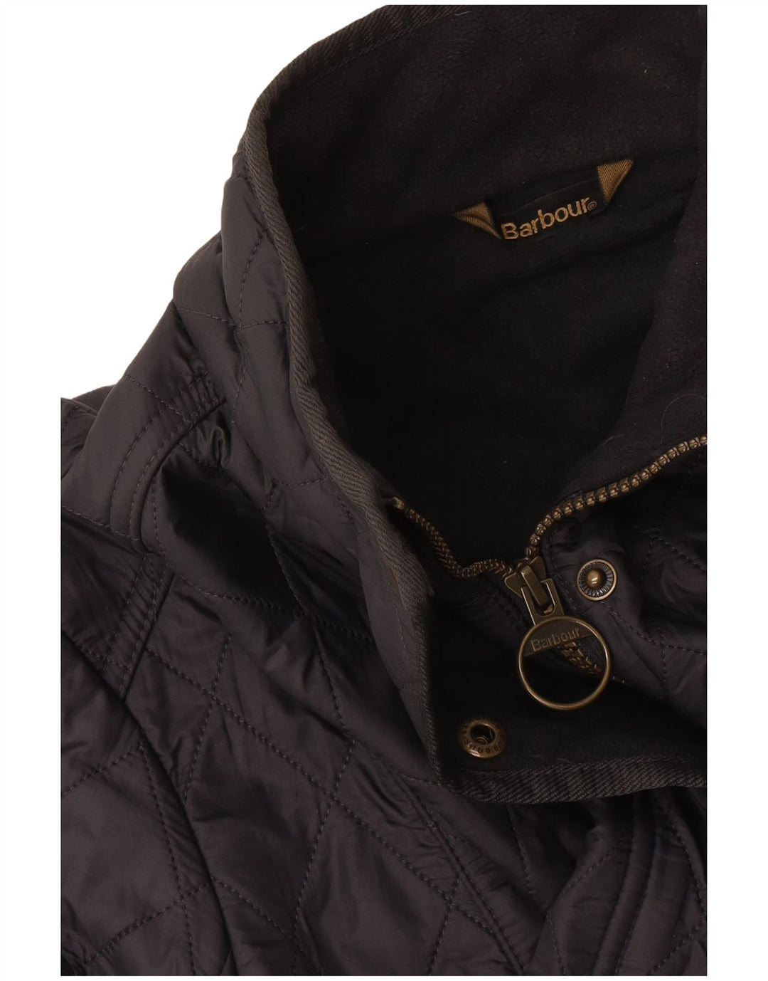 Женская стеганая куртка Barbour UK 14, большая черная