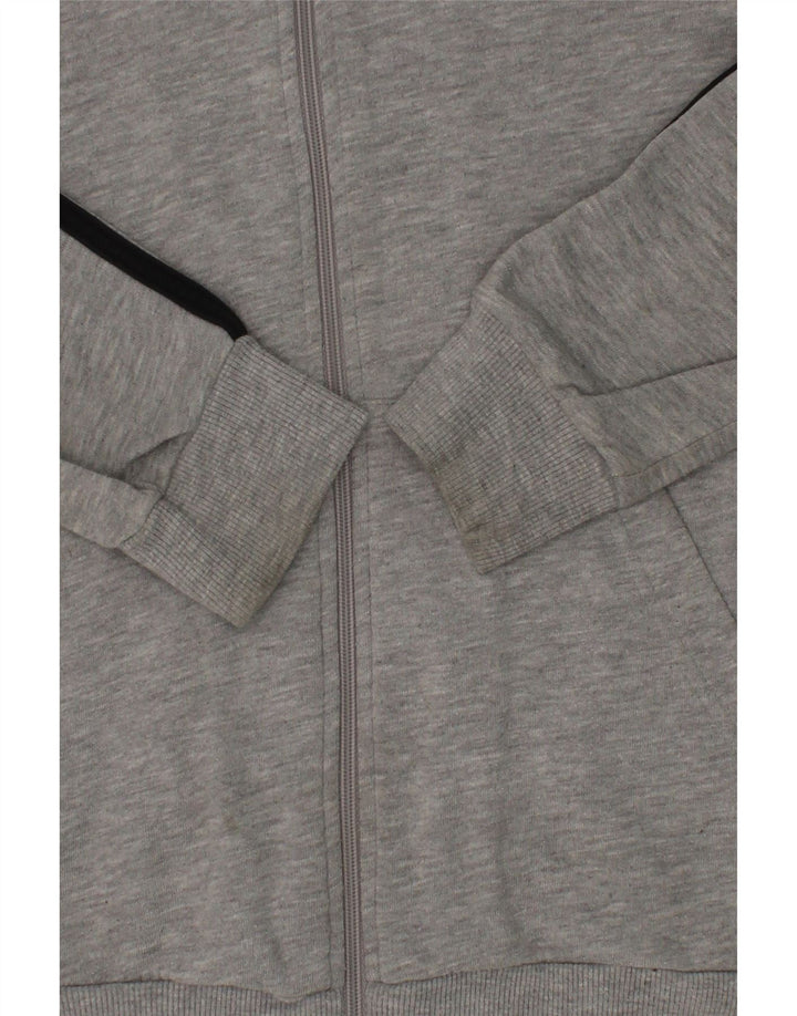 ADIDAS Boys Zip Hoodie Sweater 13-14 Years Grey Vintage Adidas and Second-Hand Adidas from Messina Hembry 