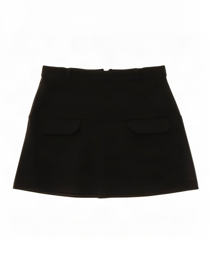Женская мини-юбка-карго Zara Medium W28, черный полиэстер