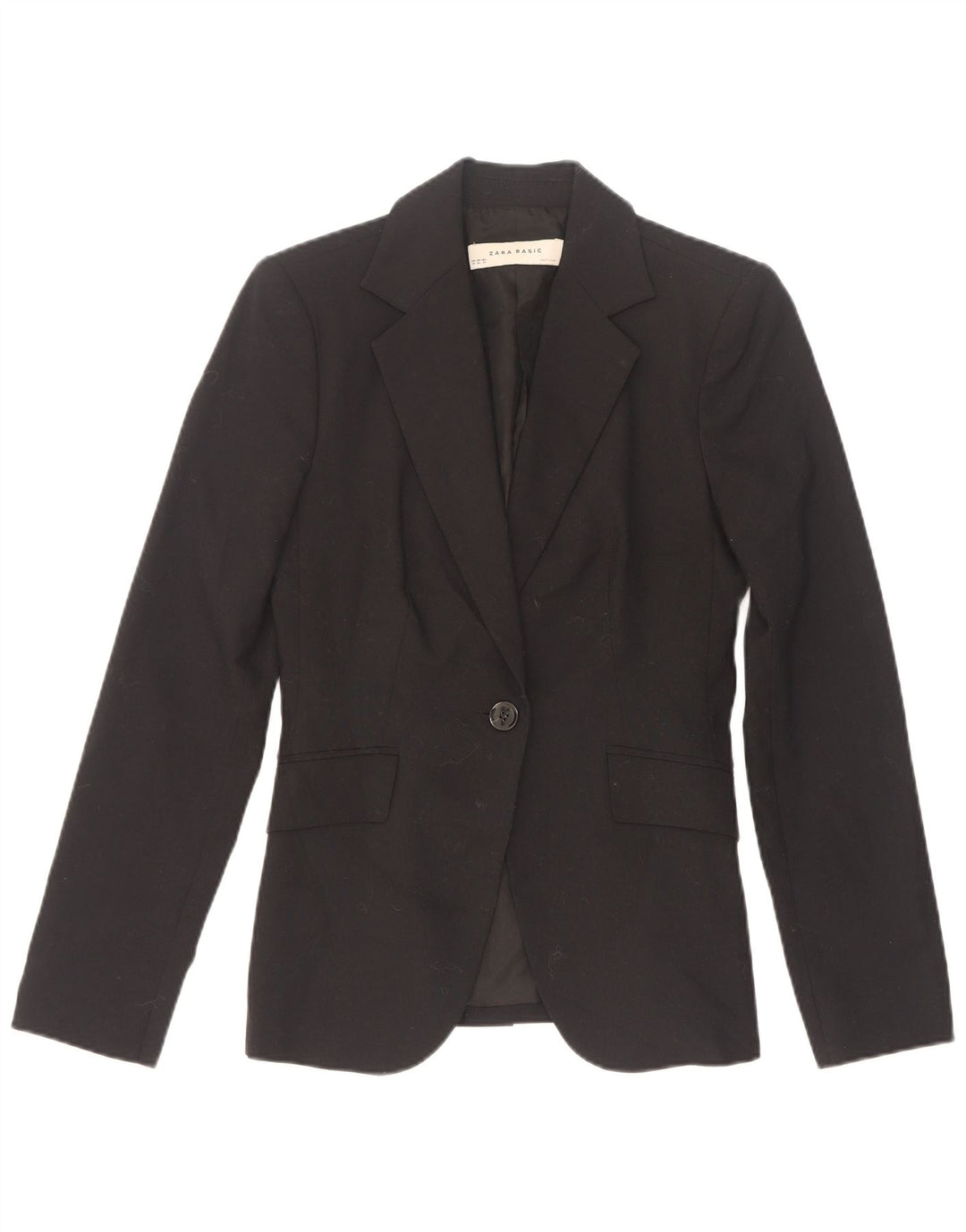 Женский пиджак на 1 пуговице Zara EU 34 2XS, черный