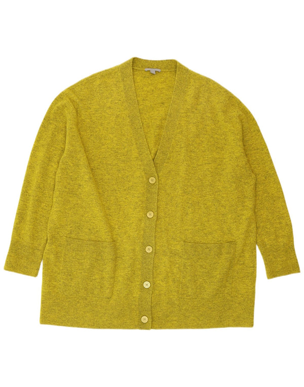 Женский удлиненный кардиган большого размера COS UK 14, средний зеленый в крапинку