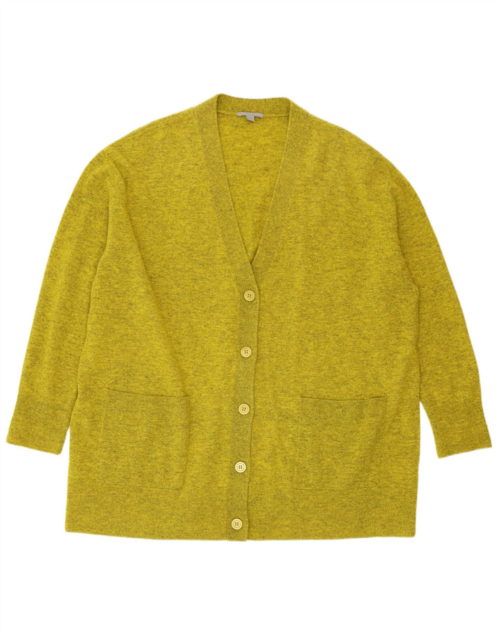 Женский удлиненный кардиган большого размера COS UK 14, средний зеленый в крапинку