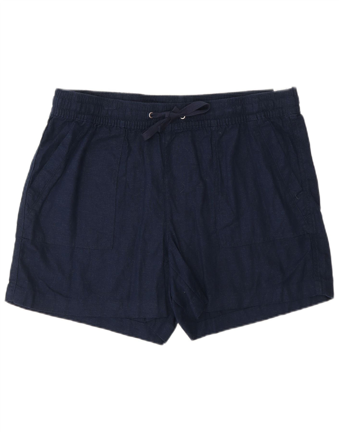 Женские шорты чинос NAUTICA, большие W32, темно-синие, льняные