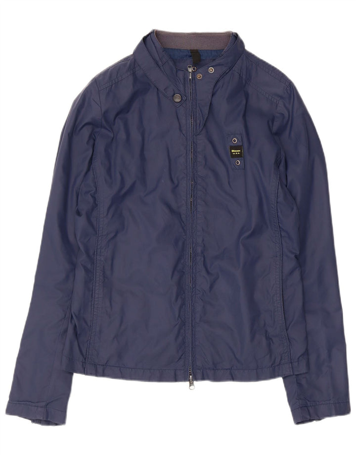 Куртка-бомбер женская Blauer UK 12, средний темно-синий, полиамид