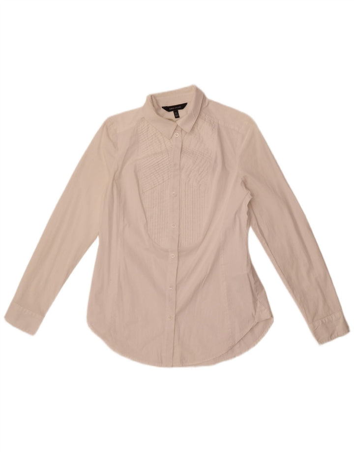 Женская рубашка под смокинг Karen Millen UK 12, средний белый хлопок, хлопок