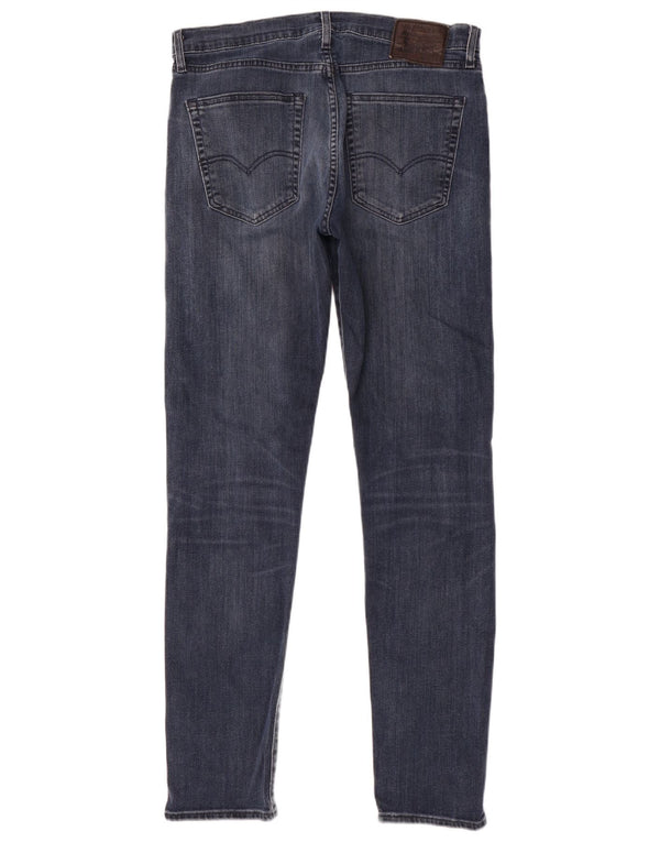 Levi's Mens 512 Slim Fit Tapered Jeans W34 L34 Blue Cotton