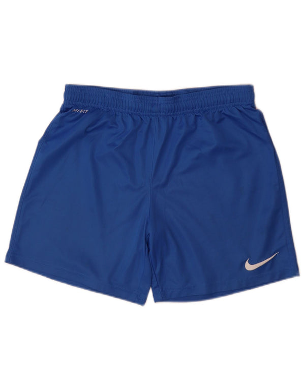 Мужские спортивные шорты Nike Dri Fit, маленькие синие, полиэстер