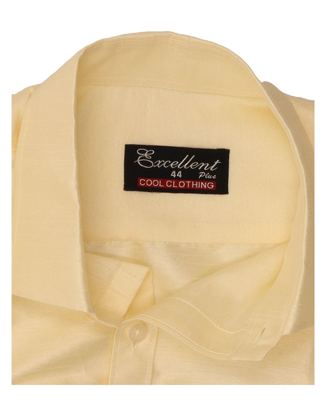VINTAGE Mens Shirt Size 44 XL Yellow Vintage Vintage and Second-Hand Vintage from Messina Hembry 