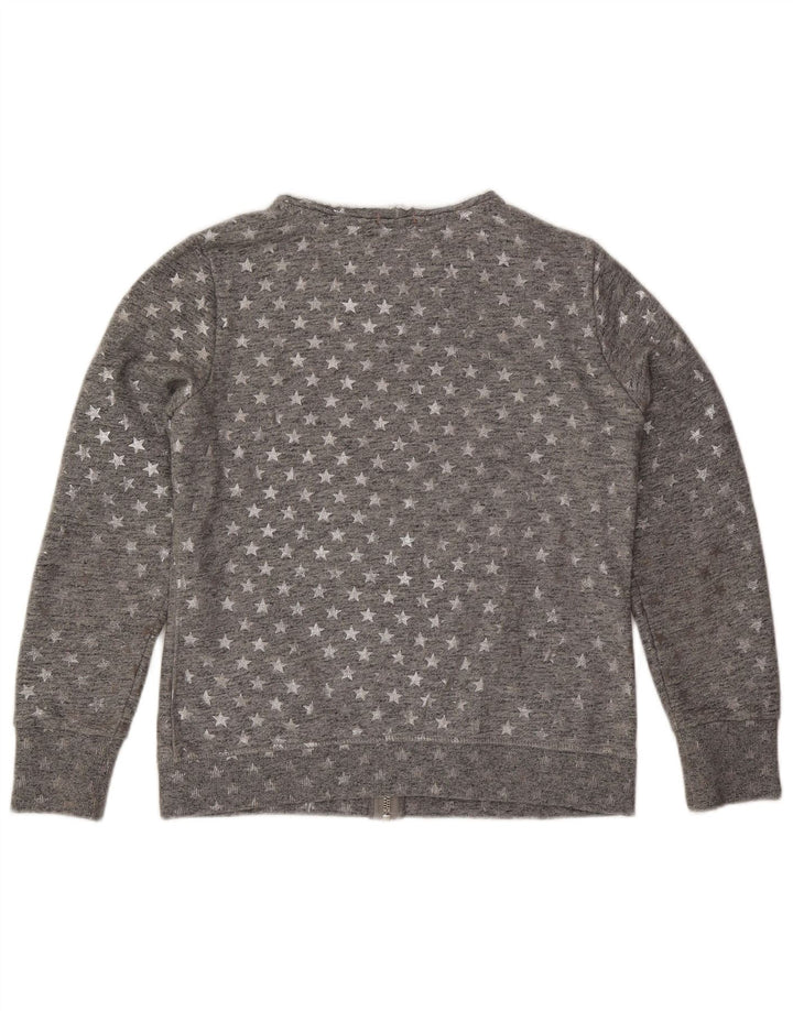 Superdry Женский спортивный костюм с абстрактным узором, верхняя куртка UK 16, большой серый цвет