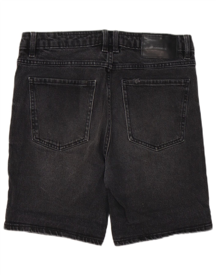 Мужские джинсовые шорты Zara EU 38 Small W30 черные
