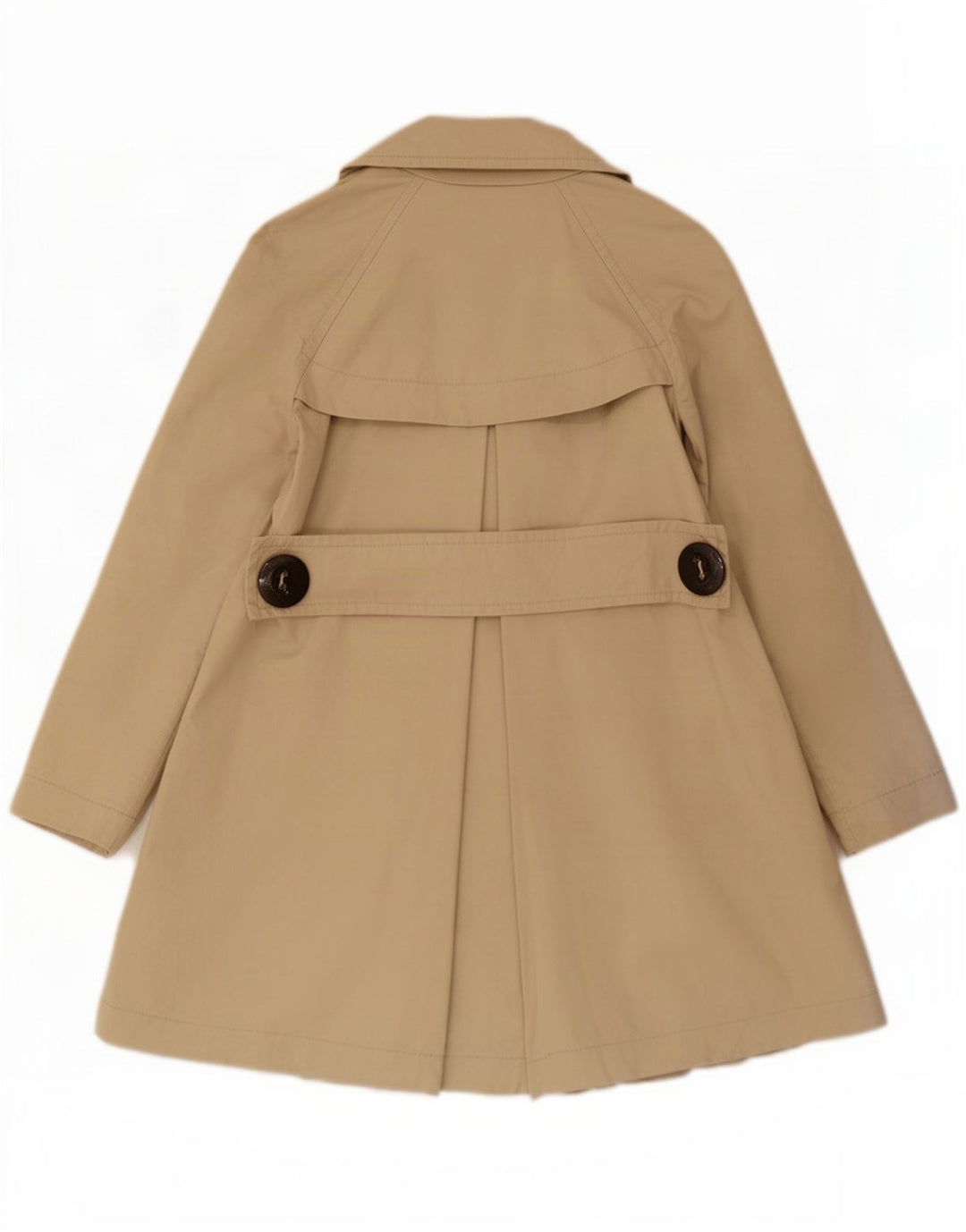 Женский плащ оверсайз Zara UK 10, маленький, бежевый из полиамида