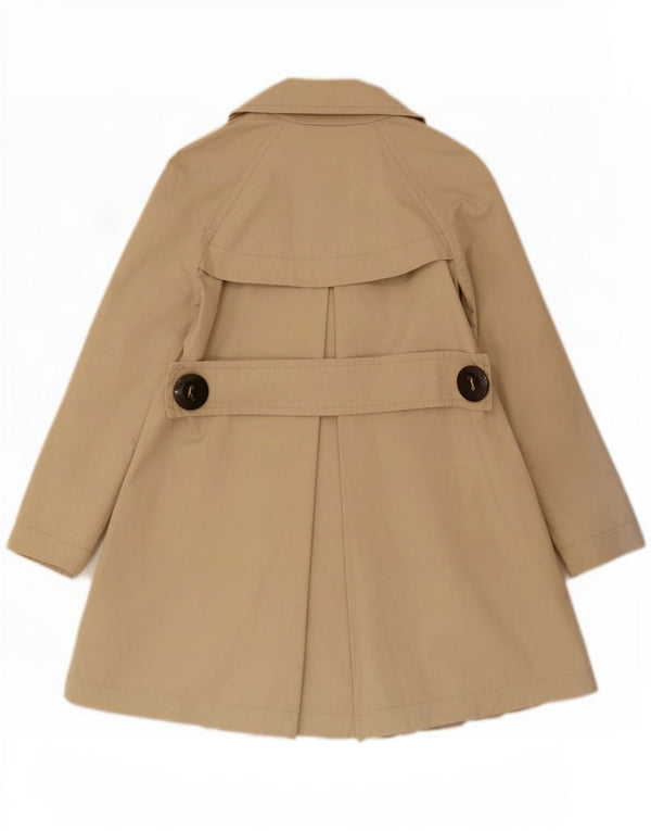 Женский плащ оверсайз Zara UK 10, маленький, бежевый из полиамида