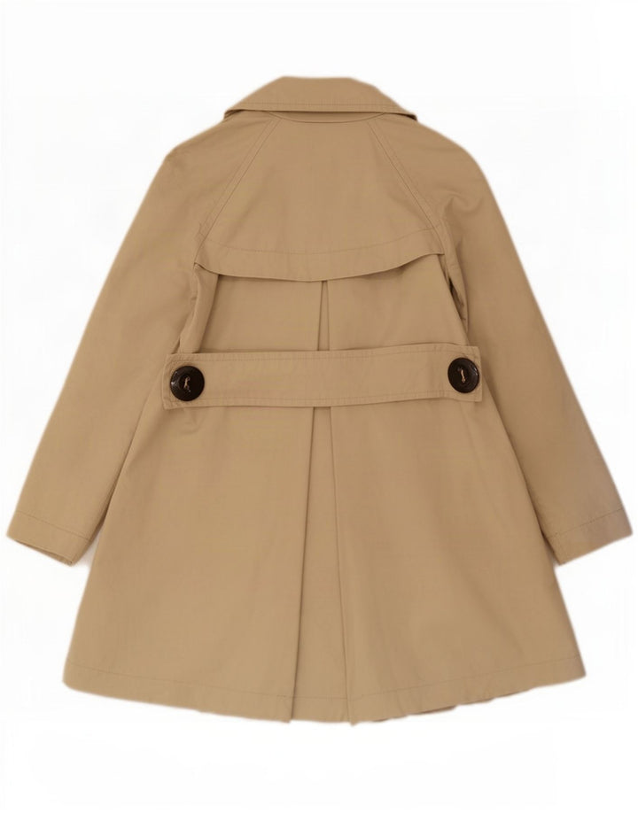 Женский плащ оверсайз Zara UK 10, маленький, бежевый из полиамида