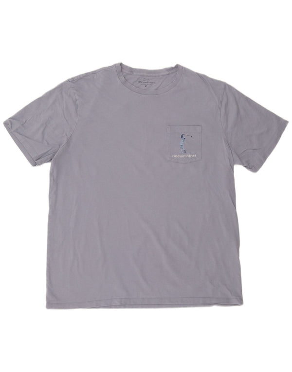 Vineyard Vines Mens Graphic T-Shirt Top XL Purple Cotton
