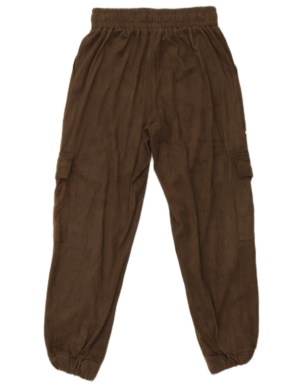 Женские брюки-карго Zara XS W24 L26, хаки, полиэстер