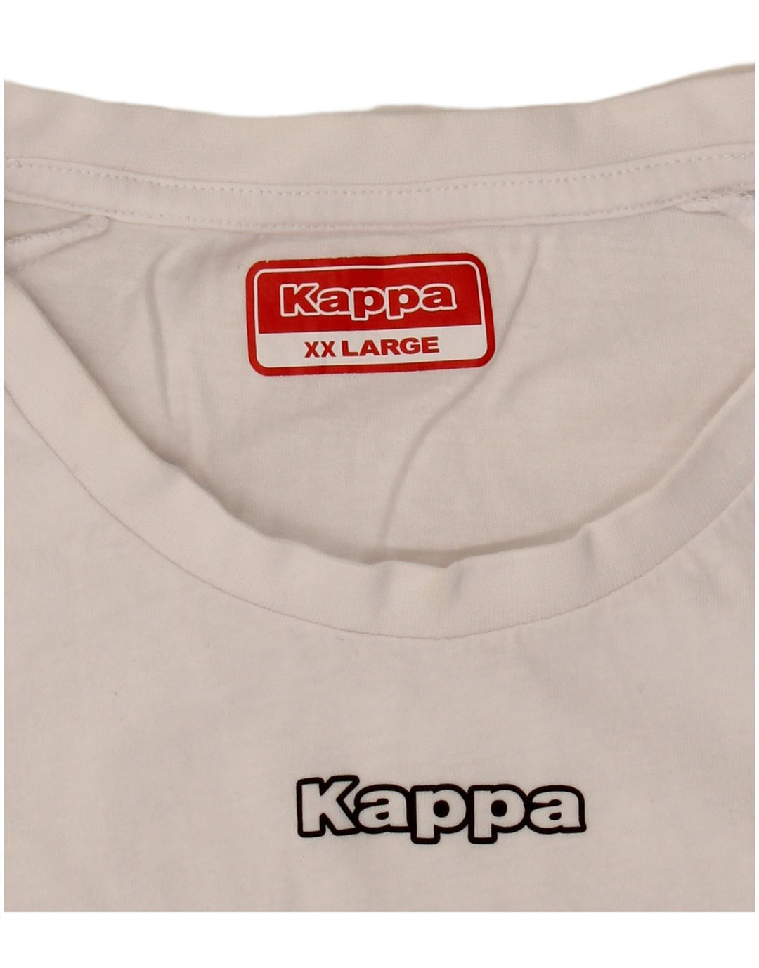 Мужская футболка с рисунком Kappa Top 2XL, белая