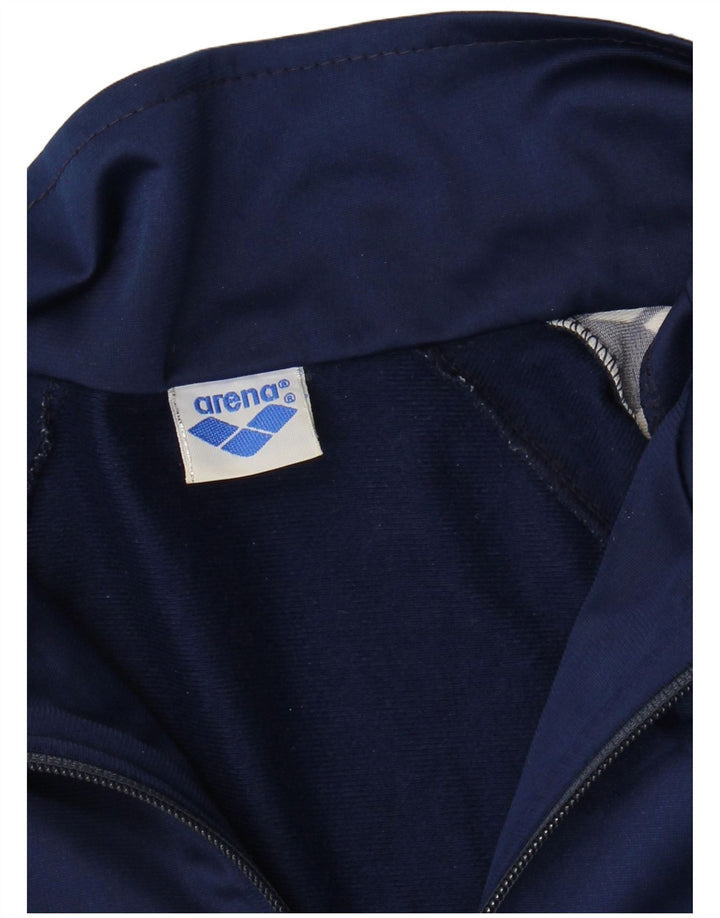 Мужской спортивный костюм Arena с графическим рисунком, верхняя куртка, маленький темно-синий