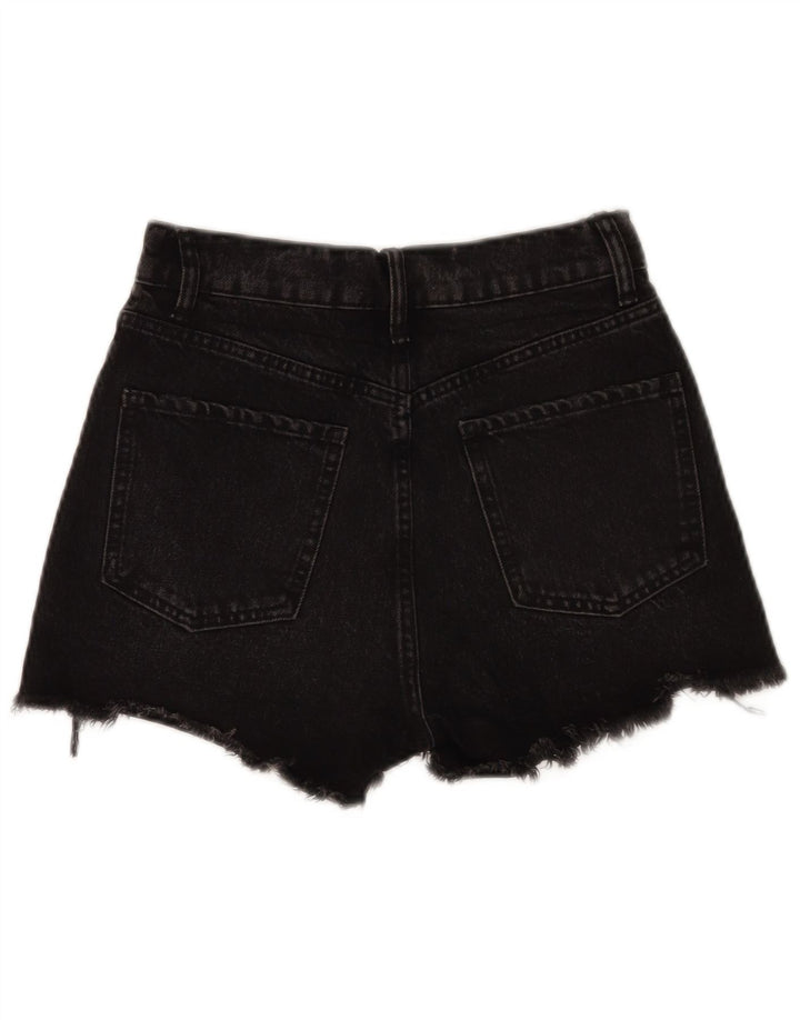 Женские джинсовые шорты Zara EU 34 2XS W24 черные