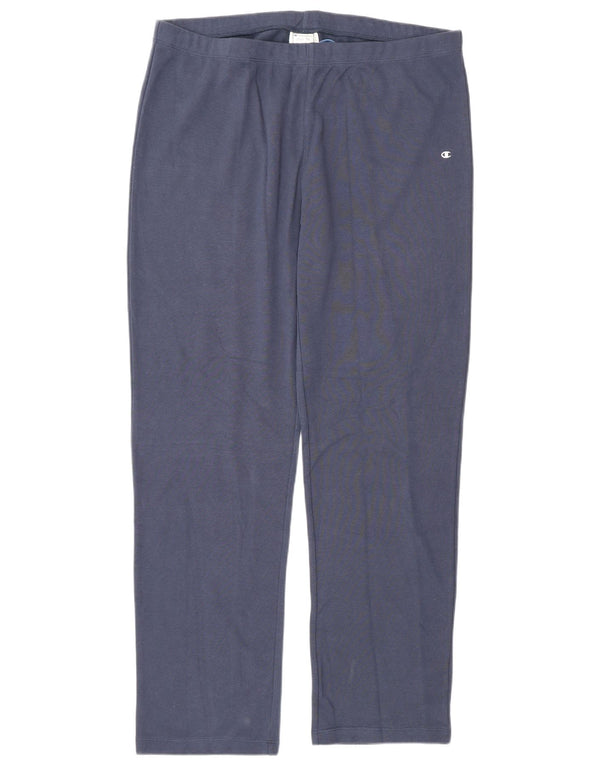 Женские спортивные брюки легкого кроя Champion, Великобритания 22, размер 3XL, темно-синий, хлопок