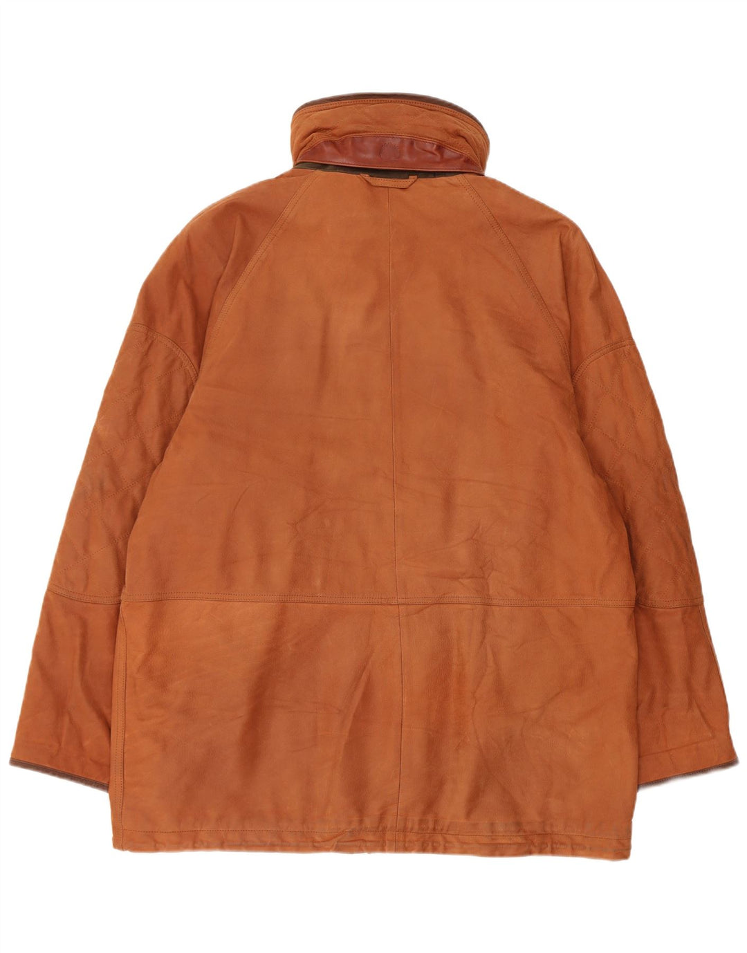 Мужская кожаная куртка с капюшоном Timberland UK 40, большая коричневая