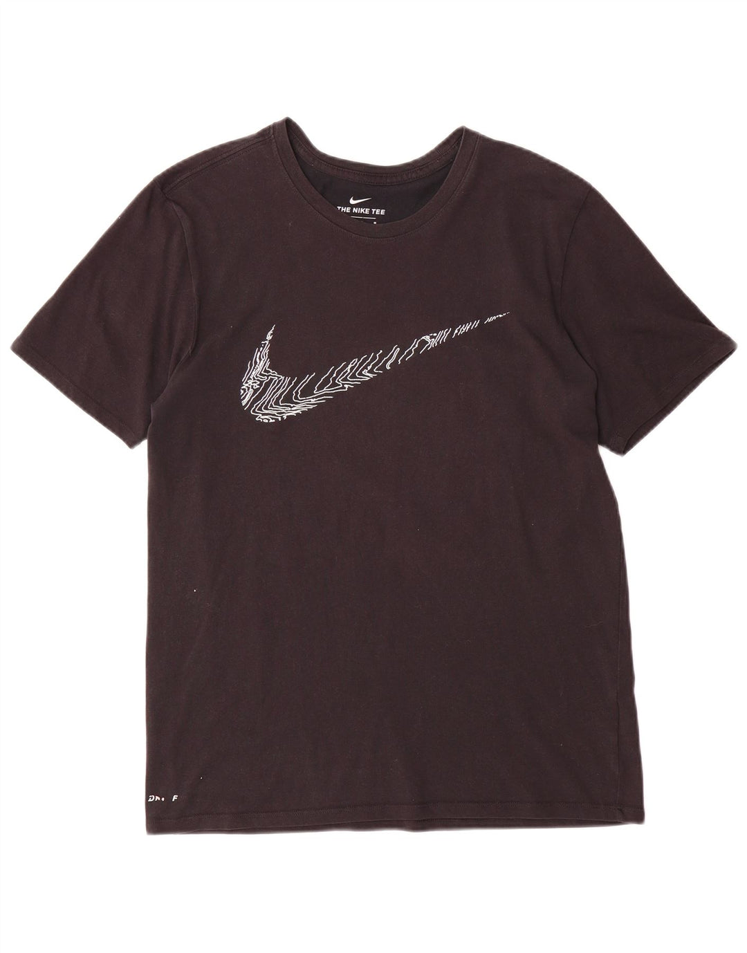 Мужская футболка спортивного кроя NIKE с рисунком, средний черный