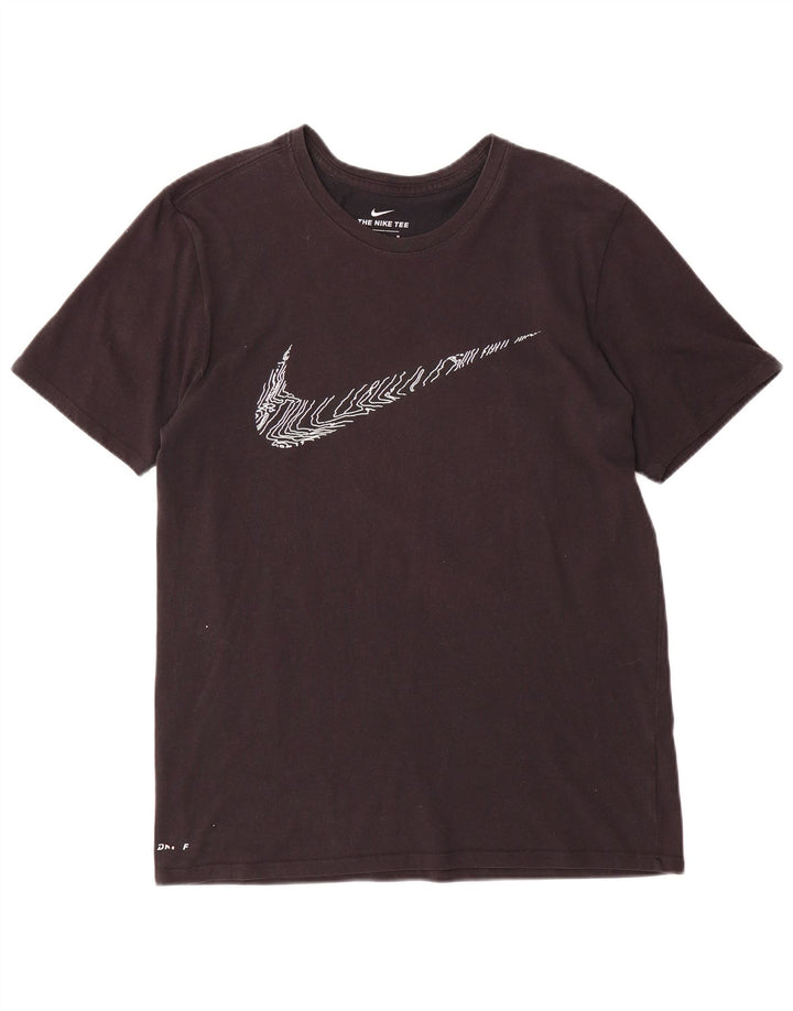 Мужская футболка спортивного кроя NIKE с рисунком, средний черный