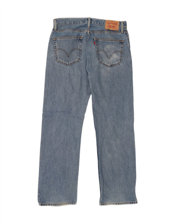 Мужские прямые джинсы Levi's 505 W33 L30 синие, хлопок