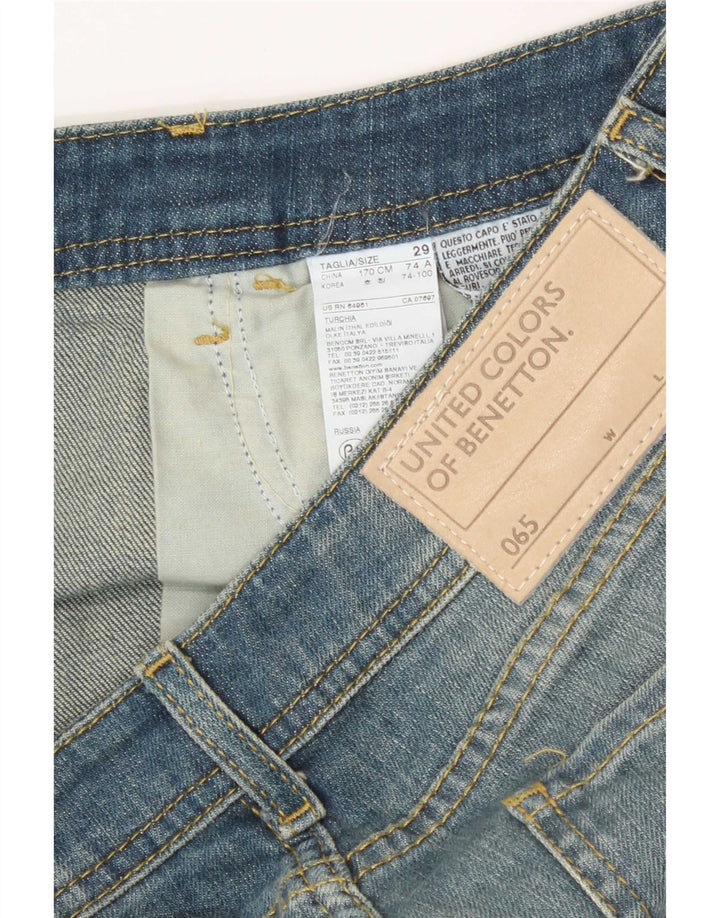 Женские джинсы Benetton Bootcut W29 L27, синие, хлопок