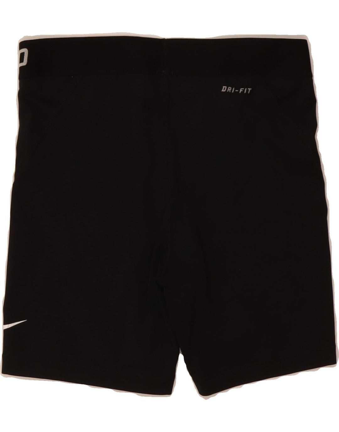 NIKE Womens Graphic Sport Shorts UK 12 Medium  Black Vintage Nike and Second-Hand Nike from Messina Hembry 
