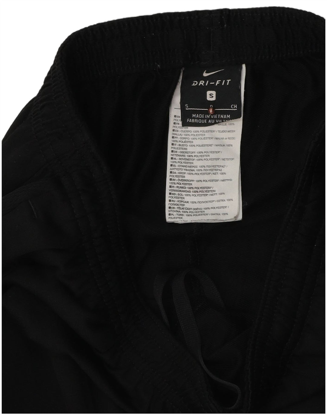 Мужские спортивные брюки Nike Dri Fit, маленькие черные полиэстер