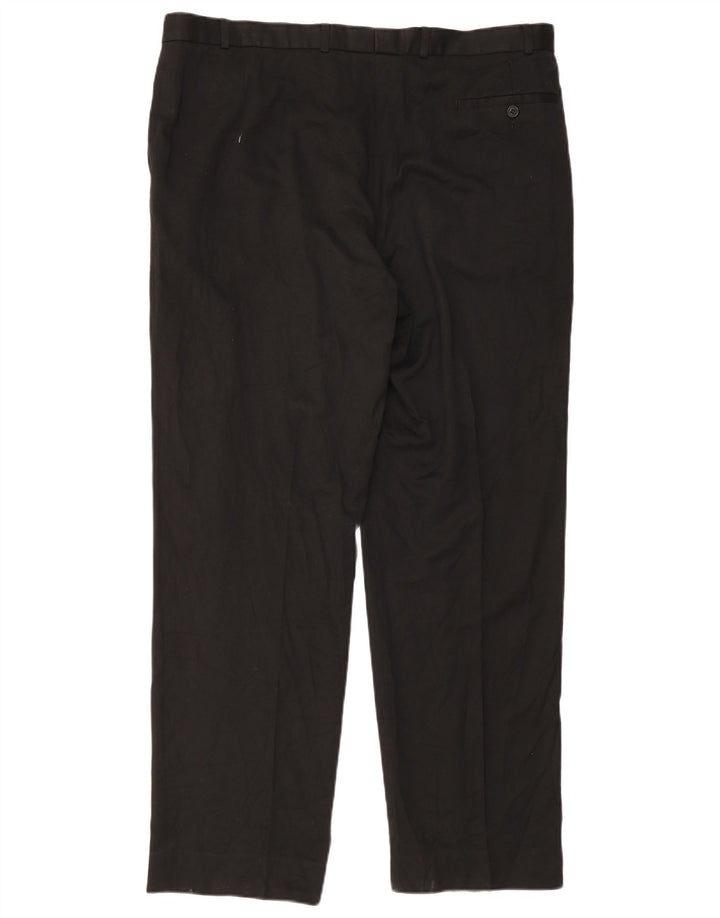 Мужские костюмные брюки Marks & Spencer W42 L33 черные из вискозы