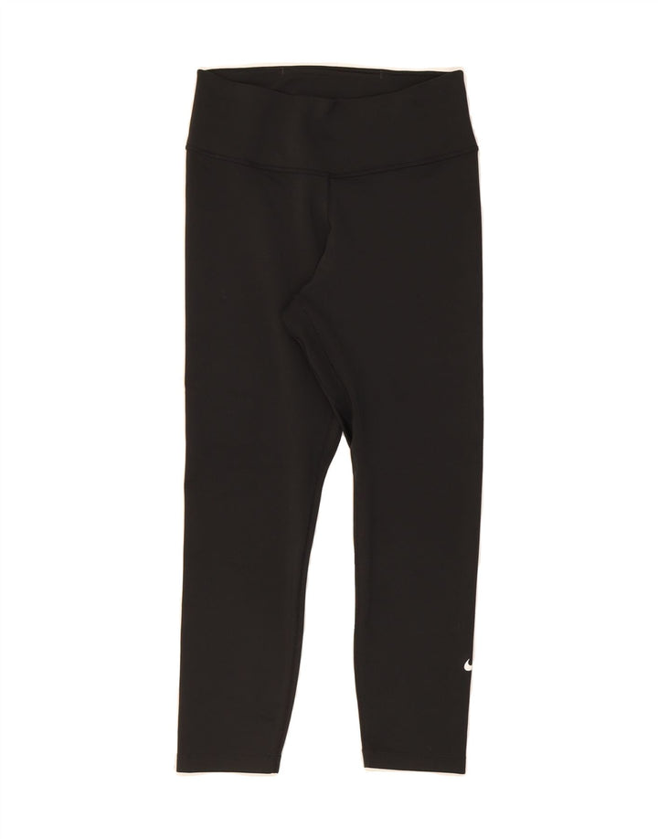 NIKE Womens Capri Leggings UK 8 Small  Black Vintage Nike and Second-Hand Nike from Messina Hembry 