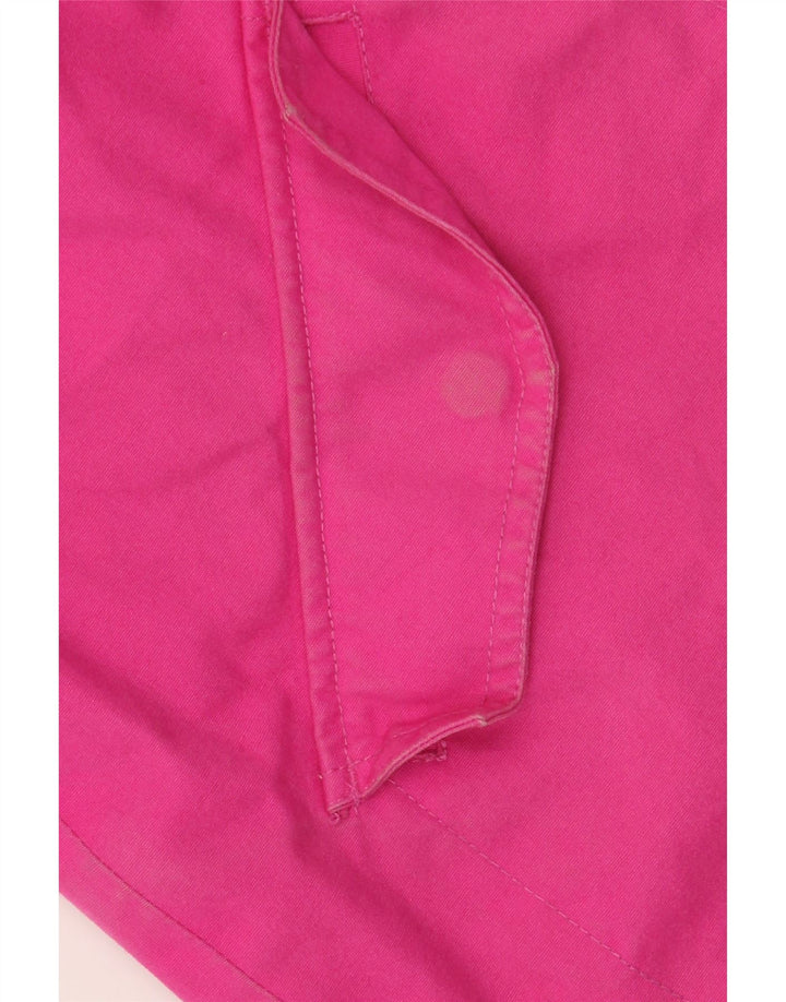 JOULES Женская дождевик с капюшоном UK 18 XL Розовый хлопок