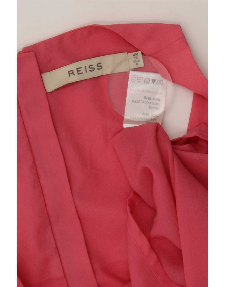 Женский жилет Reiss Regular, Великобритания 10, маленький розовый, полиэстер