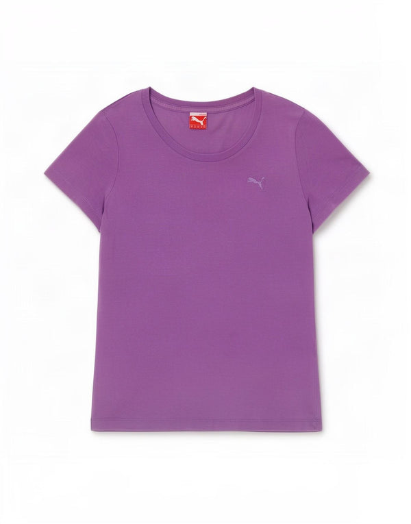 Женская футболка Puma Top UK 10, маленькая фиолетовая