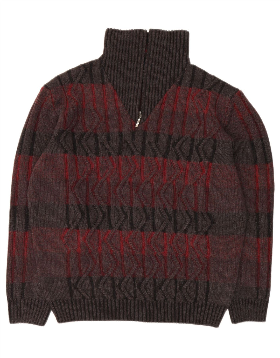 Мужской свитер BABISTA с воротником на молнии IT 54 XL Разноцветный в полоску