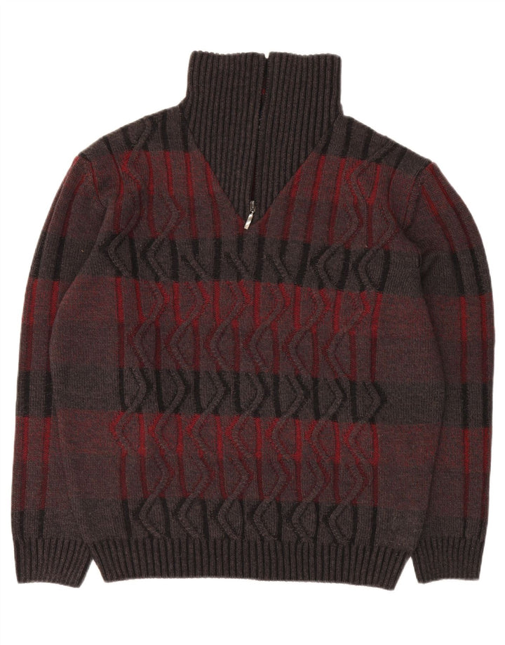 Мужской свитер BABISTA с воротником на молнии IT 54 XL Разноцветный в полоску