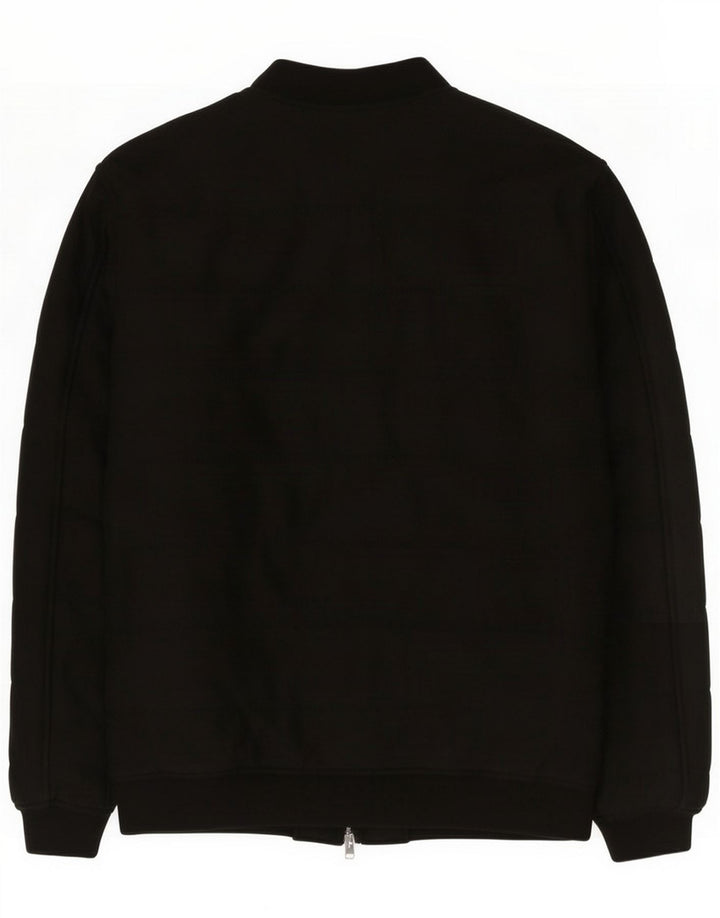 Мужская куртка-бомбер Zara UK 42 XL, черный полиэстер