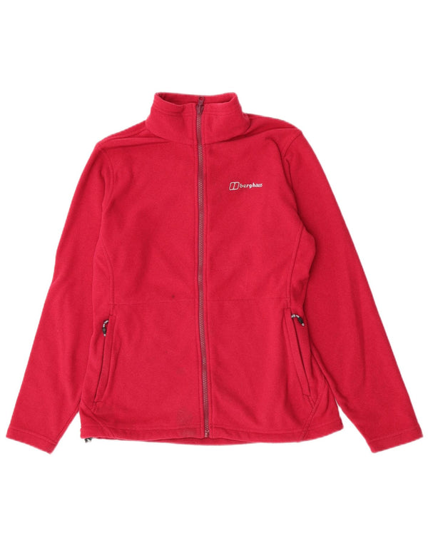 Berghaus Womens Tracksuit Top Jacket UK 12 Medium  Pink Polyester